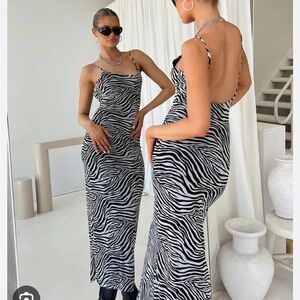 Princess Polly Maxi Dress Zebra